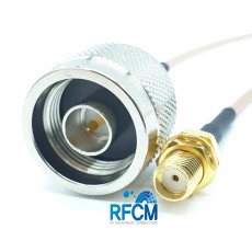 N(M)수컷-SMA(F)BH암컷 RG-316/S Cable Assembly 50옴