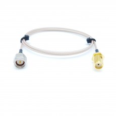 SMA(M)(수컷)-SMA(F)BH(암컷) RG-178B/U 10Cm Cable Assembly-50옴