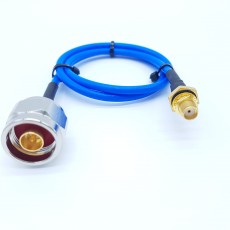 N(M)수컷-SMA(F)BH암컷(방수형) SS-402 Cable Assembly-50옴