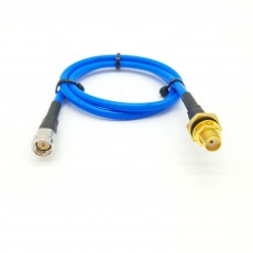 SMA(M)수컷-SMA(F)BH암컷(방수형) SS-402 Cable Assembly-50옴