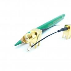 SMA(F)RA-4R-MHF4 PIug 30mm Cable Assembly (Gold)