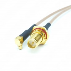 안테나 변환 케이블 RP-SMA(F)BH IP to MMCX(M)R/A Cable Assembly