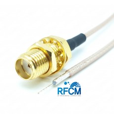 SMA(F)BH암컷-OPEN RG-178B/U Cable Assembly 50옴