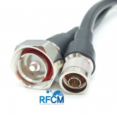 N(M)수컷-DIN(M)수컷 RG217U 1m Cable Assembly-50옴