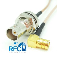 BNC(F)BH암컷-SMB(F)R/A RG-316/S Cable Assembly 50옴